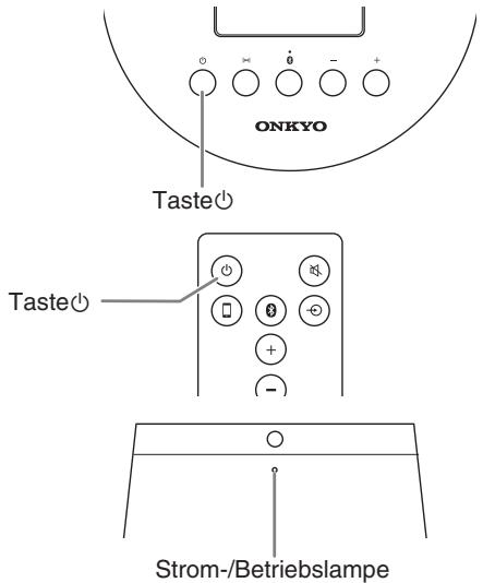 ONKYO RBX-500 - Einschalten des Hauptgerätes - 1
