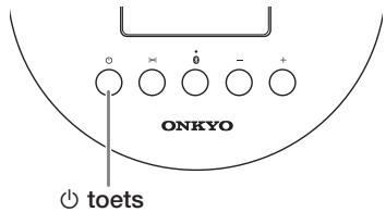 ONKYO RBX-500 - Inschakelen van de hoofdeenheid - 1