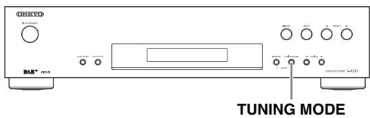 ONKYO T-4030 - Modalità Sintonizzazione DAB - 1