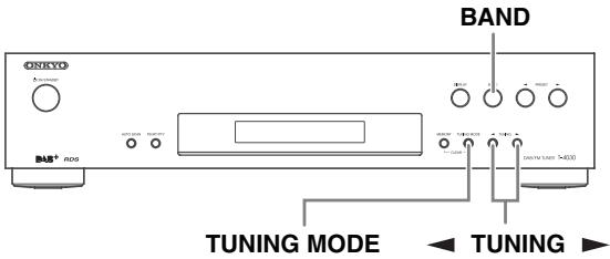 ONKYO T-4030 - Cómo escuchar emisoras de FM - 1