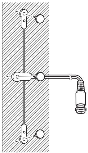 ONKYO T-4030 - Utilice chinchetas o algo similar para fazer la antenna DAB en la posicion. - 1