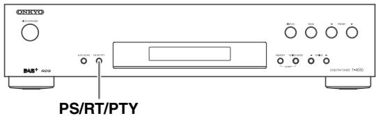 ONKYO T-4030 - Visualización de texto de radio (RT) - 1