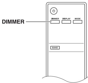 ONKYO T-4030 - Impostazione della luminosità del display - 1