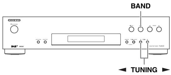 ONKYO T-4030 - Écoute de stations numériques DAB - 1