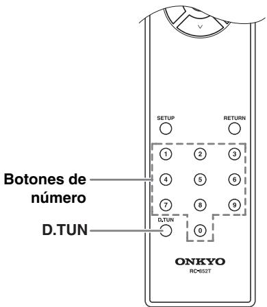ONKYO T-4030 - Sintonización de emisoras por Frequencia - 1
