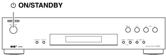 ONKYO T-4030 - Mise sous tension et veille - 1