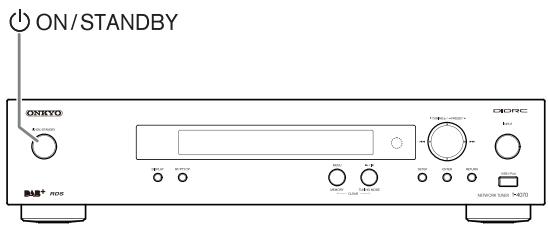 ONKYO T-4070 - Mise sous tension et veille - 1