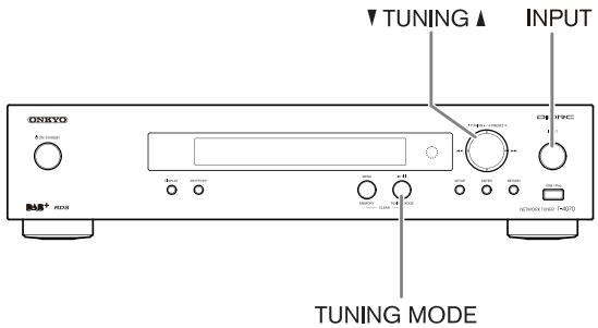 ONKYO T-4070 - Écoute de stations AM/FM - 1