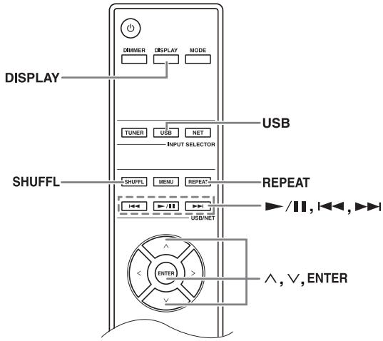ONKYO T-4070 - Utilisation du dispositif USB - 2