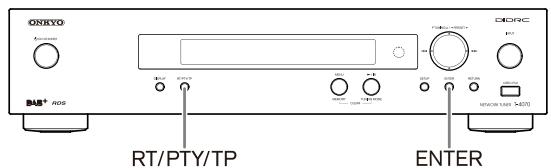 ONKYO T-4070 - Ascolto dei notiziari sul traffico (TP) - 1