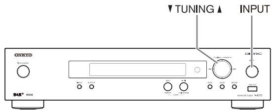 ONKYO T-4070 - Ascolto della radio digitale DAB - 1