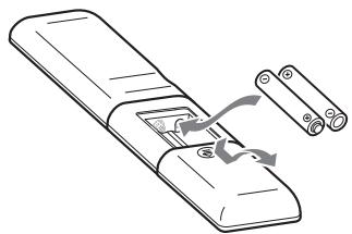 ONKYO T-4070 - Installazione delle batterie - 1