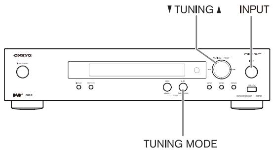 ONKYO T-4070 - Ascolto delle stazioni AM/FM - 1