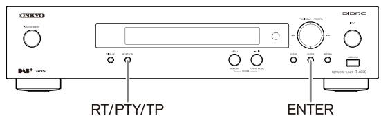 ONKYO T-4070 - Écoute des informations (TP) - 1