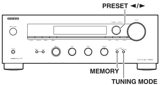 ONKYO TX-8020, TX 8020 - Dispone de 8 segundos para introducir la Frequencia de la emisora de radio utilizing los botones de número. - 1