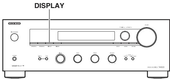 ONKYO TX-8020,  TX 8020 - Affichage de texte par radio (RT) - 1