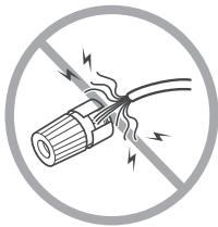 ONKYO TX-8020, TX 8020 - Precauciones durante la connexion de los altavoces - 2