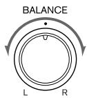 ONKYO TX-8255 - Ajustar el balance - 1