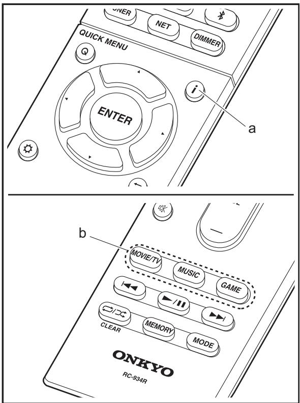 ONKYO TX-L50 - Modos de audicion - 1