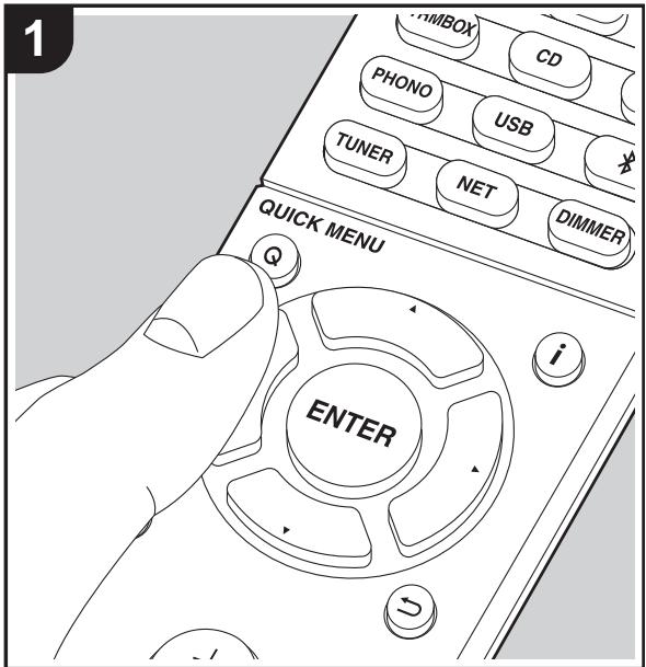 ONKYO TX-L50 - Quick-MENU - 1