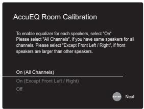 ONKYO TX-L50 - AccuEQ Room Calibration - 4