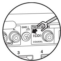 ONKYO TX-L50 - Raccordement d'une platine disque - 1