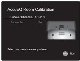 ONKYO TX-L50 - AccuEQ Room Calibration - 2