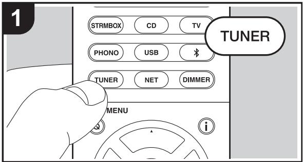 ONKYO TX-L50 - Ascolto della radio FM - 1