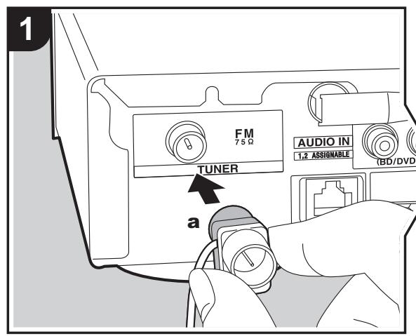 ONKYO TX-L50 - Collegare gli altri cavi - 1