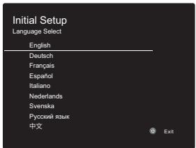 ONKYO TX-L50 - Initial Setup starts automatically - 1