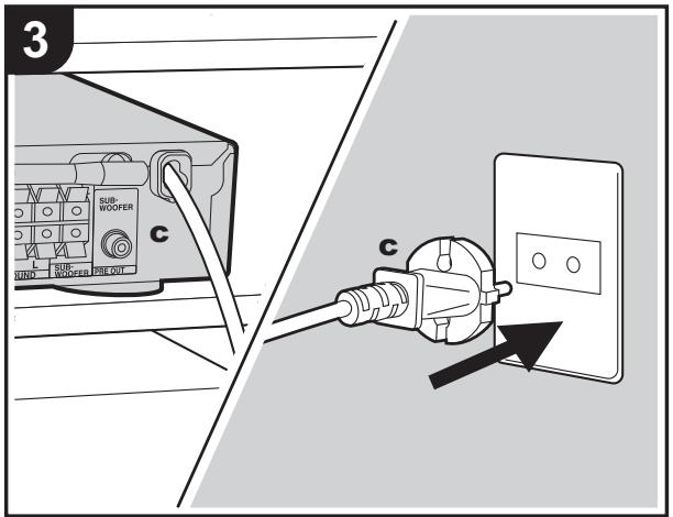 ONKYO TX-L50 - Verbinden met andere kabels - 3