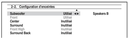 ONKYO TX-NR3010 - Enceintes B : Lecture 2.1 canaux avec enceintes avant bi-amplifiées - 4