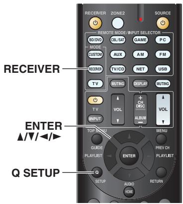 ONKYO TX-NR414 - Utilisation de l'installation rapide - 1