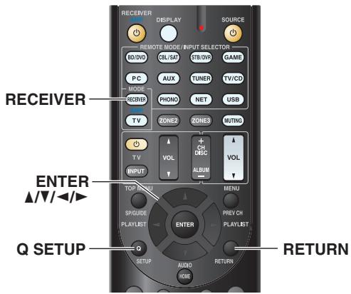 ONKYO TX-NR717, TXNR717 - Utilisation de l'installation rapide - 1