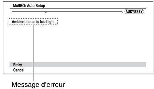 ONKYO TX-NR727B - Messages d'erreur - 1