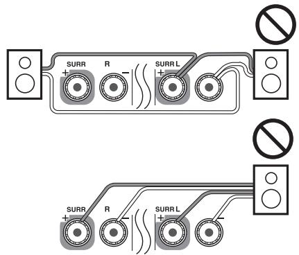ONKYO TX-NR929 - ■ Précautions concernant le branchement des enceintes - 2