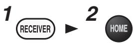 ONKYO TX-SR 313 - Menu principal - 1