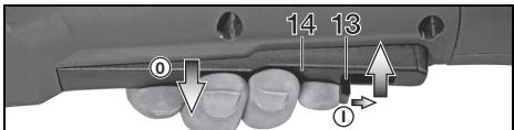 METABO W18LTX - Maschinen mit Sicherheitsschalter (mit Totmannfunktion): - 1
