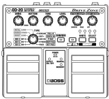 BOSS OD-20 - \section*{Caractéristiques générales} - 1