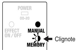 BOSS OD-20 - Éditer et sauvegarder les réglages d'un son déjà sauvegardé en mode "Memory". - 2