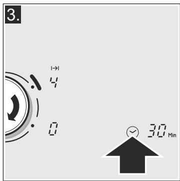 NEFF T54T83N2 - Programmeren van de kooktijd. - 2