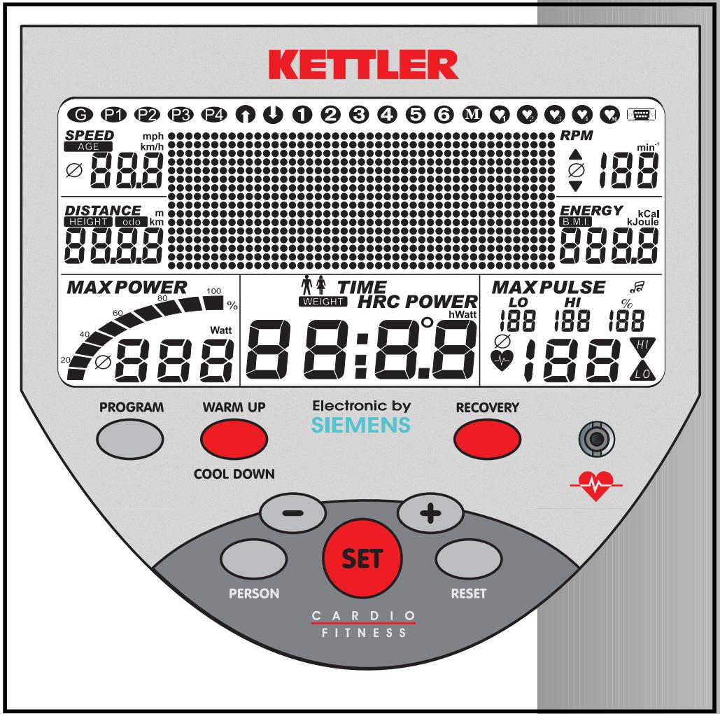 KETTLER ERGOMETER MX1 - 1