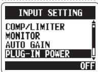 ZOOM H2N - Alimentation par la prise (PIP ou "plug-in power") - 2