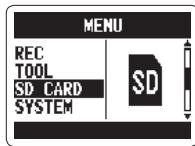 ZOOM H2N - Formatage d'une carte SD - 1