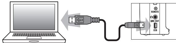 ZOOM H2N - Échange de fichiers avec un ordinateur (lecteur de carte) - 1