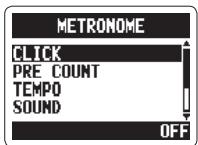 ZOOM H2N - Emploi du métronome - 3