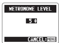 ZOOM H2N - Emploi du métronome - 8
