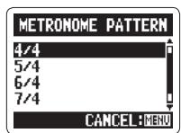 ZOOM H2N - Emploi du métronome - 7