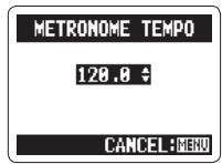 ZOOM H2N - Emploi du métronome - 5