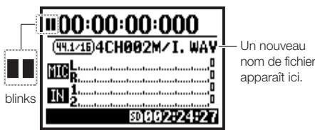 ZOOM H4N - Changez les réglages de fichier. - 4